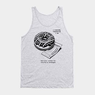 I Consume Therefore I Am - Donut Tank Top